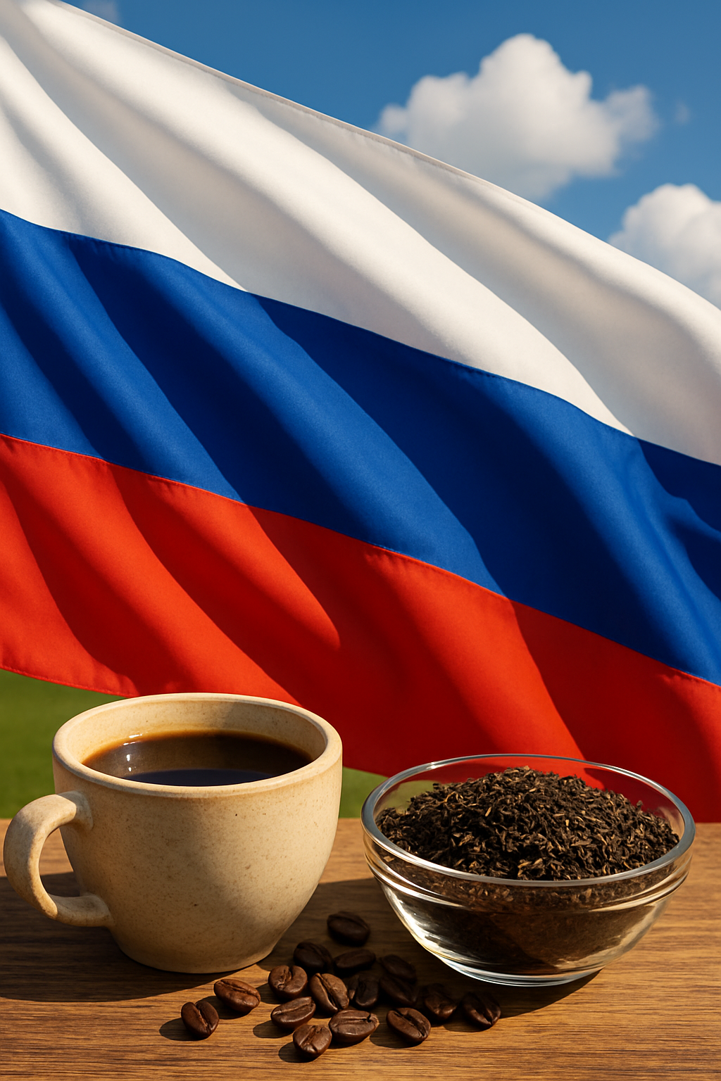 Кофе и чай с русским флагом.png